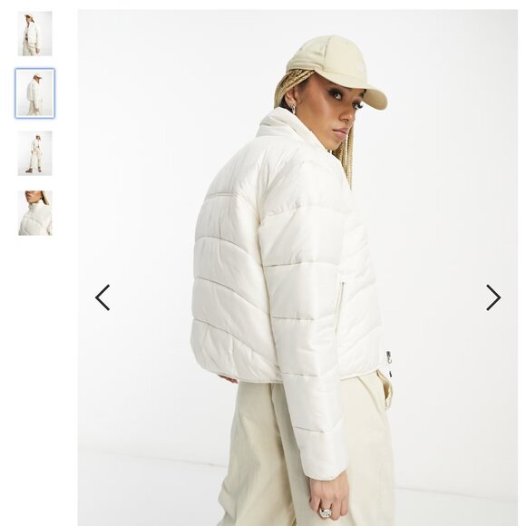 The North Face NSE 2000 puffer jacket in white - Picture 3 of 9